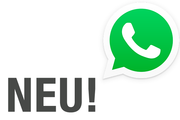 Neu: Bestellen Sie per Whatsapp!